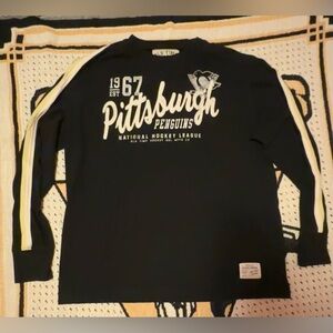 NHL PITTSBURGH PENGUINS Old Time HockeyCauseway Collection LONG SLEEVE Sz.XL